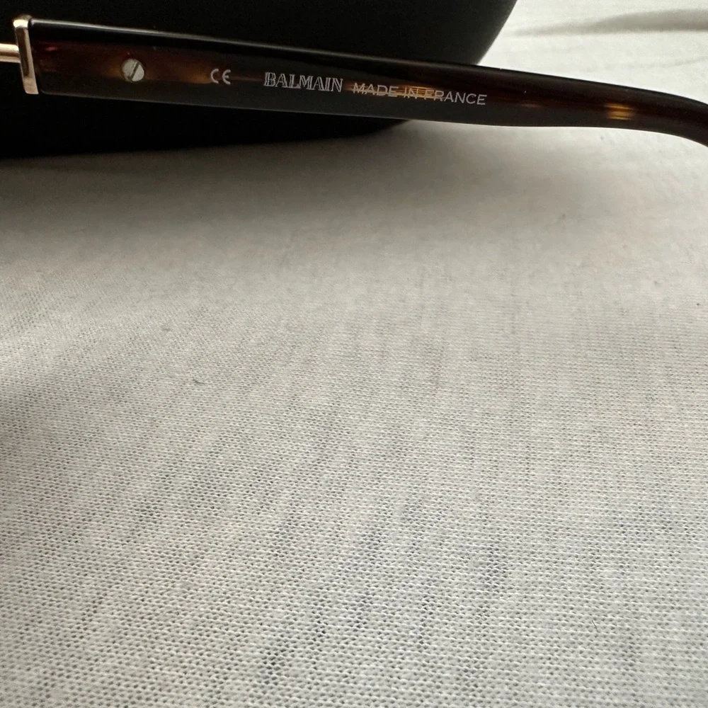 Authentic Balmain Tortoise Shell Sunglasses - Picture 8 of 9